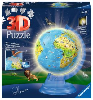 3D Puzzle: Children’s Globe Night Edition