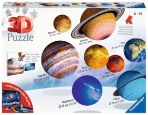 3D Puzzle: Solar System