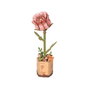 Wooden Bloom Craft – Pink Rose