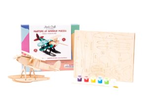 3D Wood Puzzle: Hydroplane