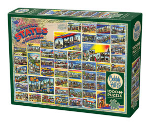 Vintage American Postcards Puzzle 1000