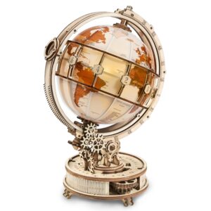 Luminous Globe Wooden Puzzle