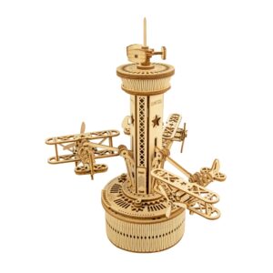 DIY Music Box Airplane Control Tower