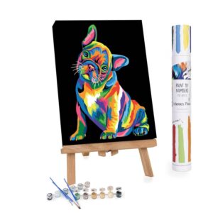 Paint By Number: Colorful French Bulldog