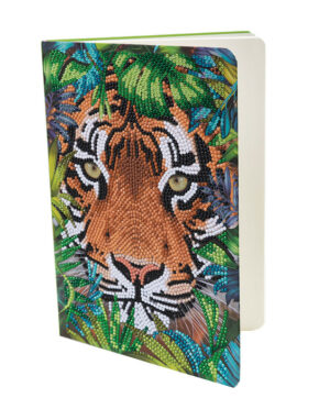 Crystal Art Notebook Kit: Tigers in the Forest