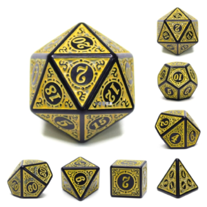 Magic Flame – Yellow RPG Dice Set