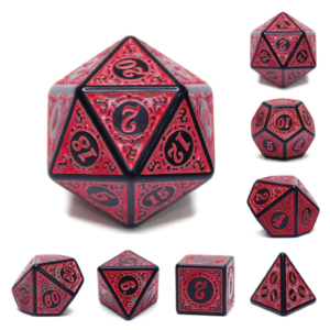 Magic Flame – Red RPG Dice Set