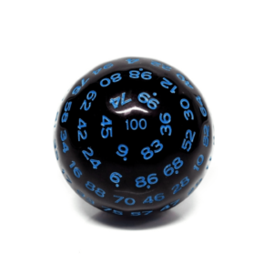 45mm D100 – Black Opaque with Blue