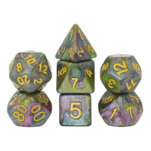 Mystic Woodland RPG Dice Set