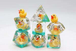 Rubber Duckie RPG Dice Set