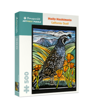 Molly Hashimoto: California Quail 500-Piece Puzzle