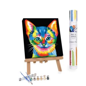 Paint By Number: Colorful Kitten