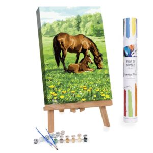 Paint By Number: Horse and Foal