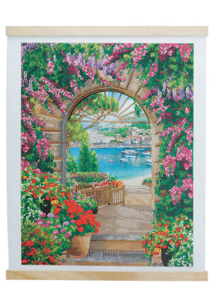 Crystal Art Scroll Kit: Window to Paradise