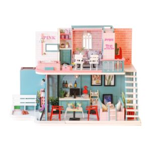 Miniature House Kit: Pink Café