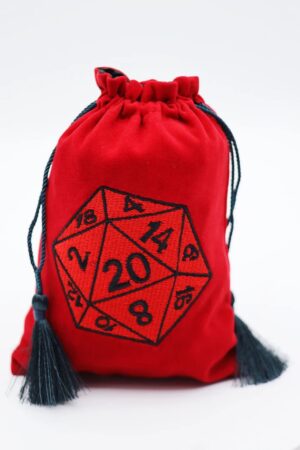 Dice Bag – Red D20