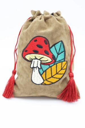 Dice Bag – Mushroom & Leaf