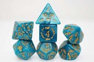 Drake’s Flight: Cobalt RPG Dice Set