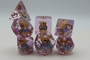 Teddy Bear RPG Dice Set