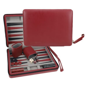 Burgundy Backgammon Magnetic