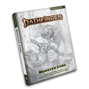 Pathfinder RPG 2E: Monster Core Remastered – Sketch Cover