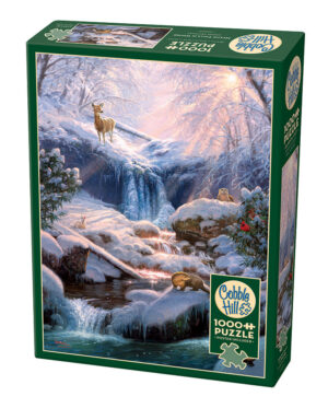 Mystic Falls in Winter puzzle