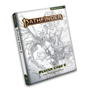 Pathfinder RPG 2E: Player Core 2 Remastered – Sketch Cover