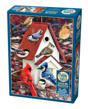 Winter Birdhouse puzzle