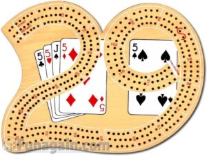 Cribbage 29 shape 3-track