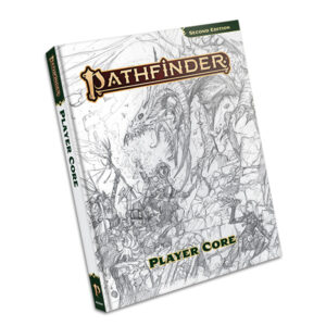 Pathfinder RPG 2E: Player Core Remastered – Sketch Cover