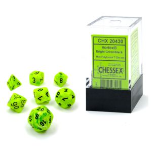 7-set Cube Mini Vortex Bright Green with Black