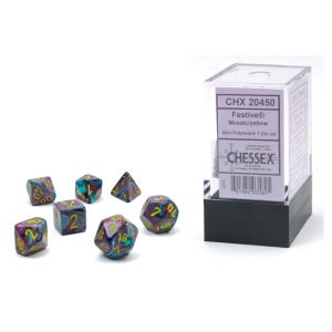 7-set Cube Mini Festive Mosaic with Yellow