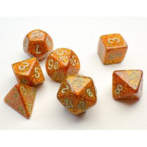 7-Set Mini Glitter Gold with Silver