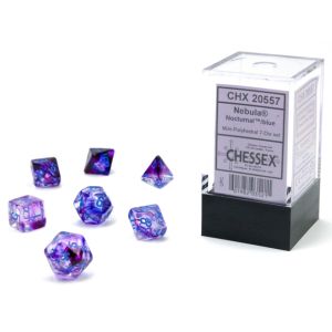 7-Set Cube Mini Luminary Nebula Nocturnal with Blue