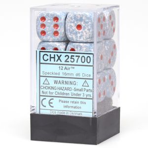 d6 Cube 16mm Speckled Air (12)