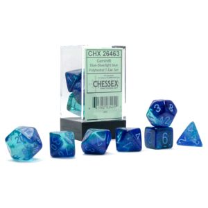 7-Set Cube Gemini Luminary Blue-Blue with Light Blue