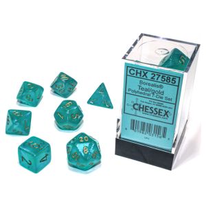 7-Set Cube Borealis Luminary Teal with Gold