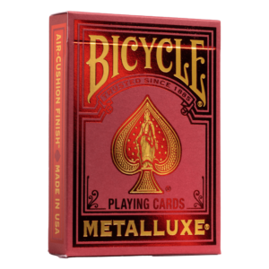 Bicycle Playing Cards: Metalluxe Red