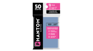 Phantom Card Sleeves: Pink – 65 X 100 – Glossy/Matte