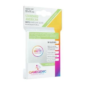 Gamegenic Matte Sleeves – Standard American 59 X 91