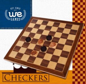 Checkers – Walnut 12″ Board