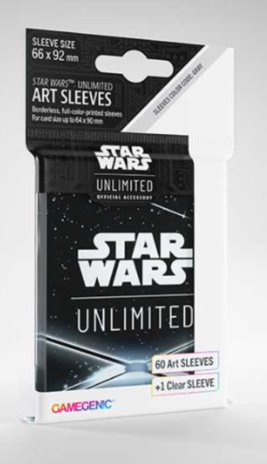 Star Wars Unlimited: Art Sleeves – Card Back Black