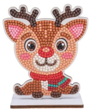 Crystal Art Buddies Holiday Reindeer