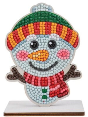 Crystal Art Buddies Holiday Snowman