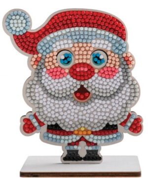 Crystal Art Buddies Holiday Santa