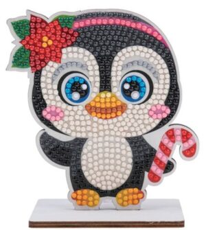 Crystal Art Buddies Holiday Penguin