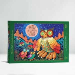 Alpine Owls, 500-pc Jigsaw Puzzle