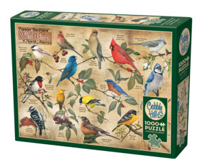 Popular Backyard Wild Birds of North America 1000pc puzzle