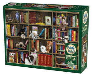 Kitty Librarians 1000pc puzzle