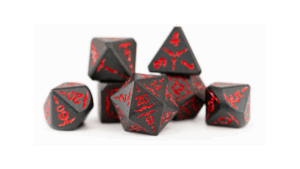 Echo Knight Metal RPG Dice